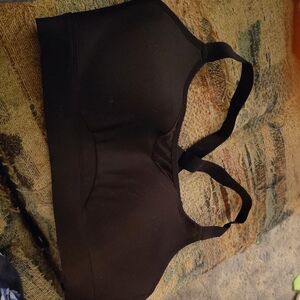 Women's Black Seamless Sports Bra XL